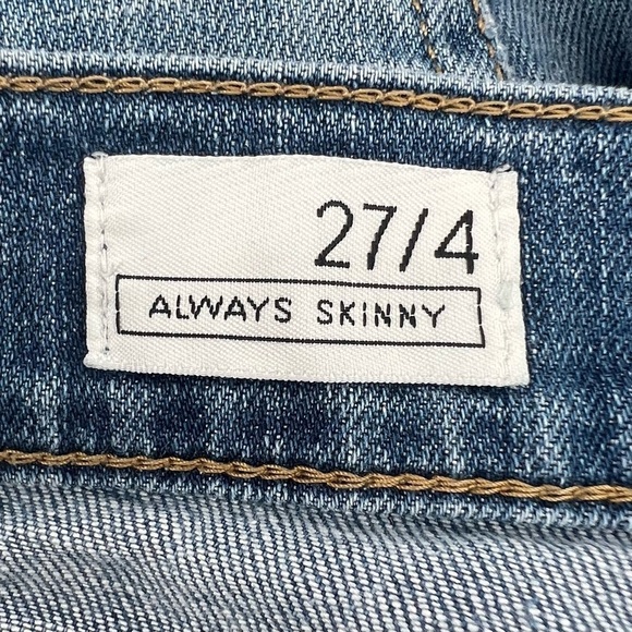 GAP Always Skinny Straight Leg Jeans Size 27 (4) Women's - Picture 2 of 6